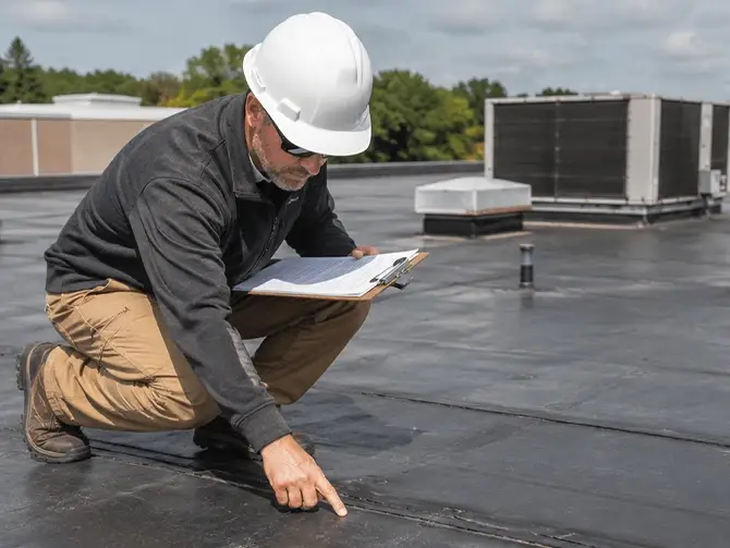 Commercial Flat Roof Inspection