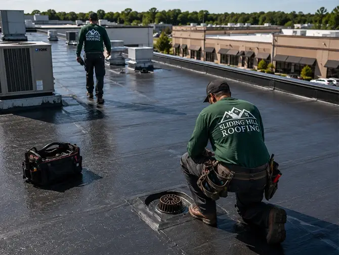 Commercial Flat Roof Maintenance
