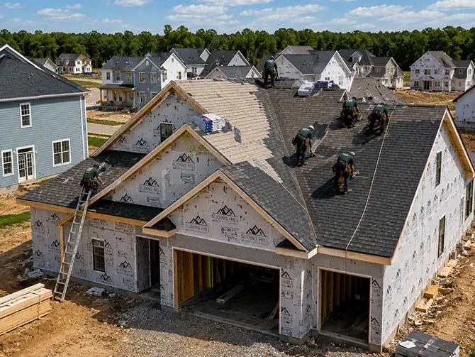 new roof installation service for residential roofing